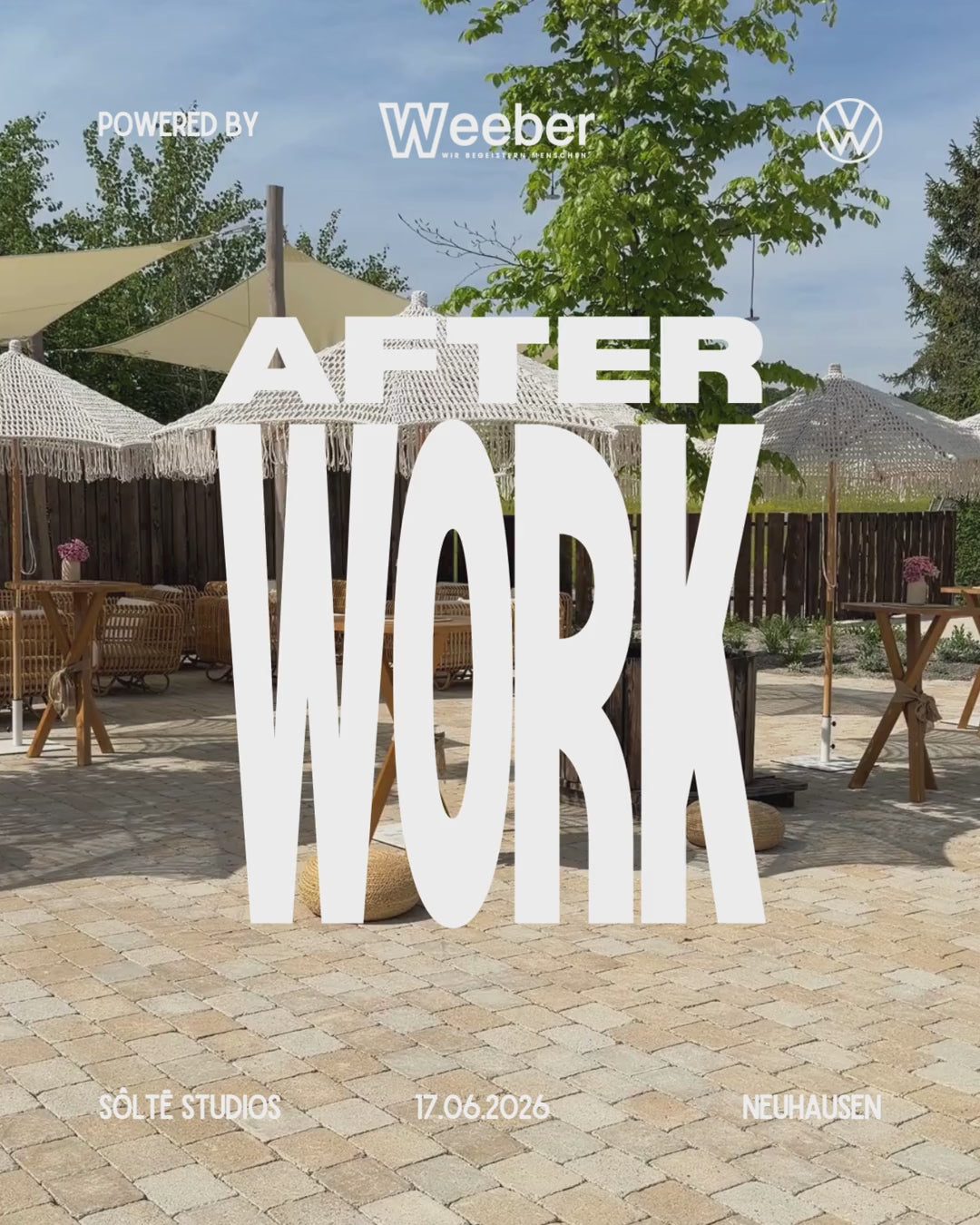 Video laden: sôltē x Weeber After Work 17.06.2026