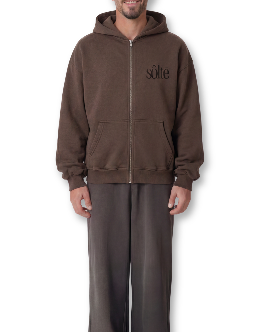 sôltē Logo Zip Hoodie
