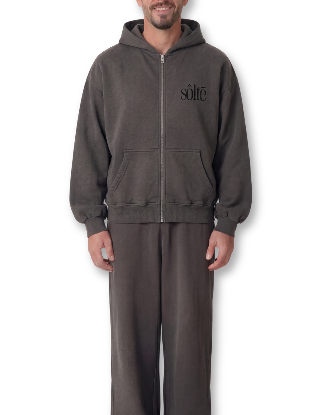 sôltē Logo Zip Hoodie