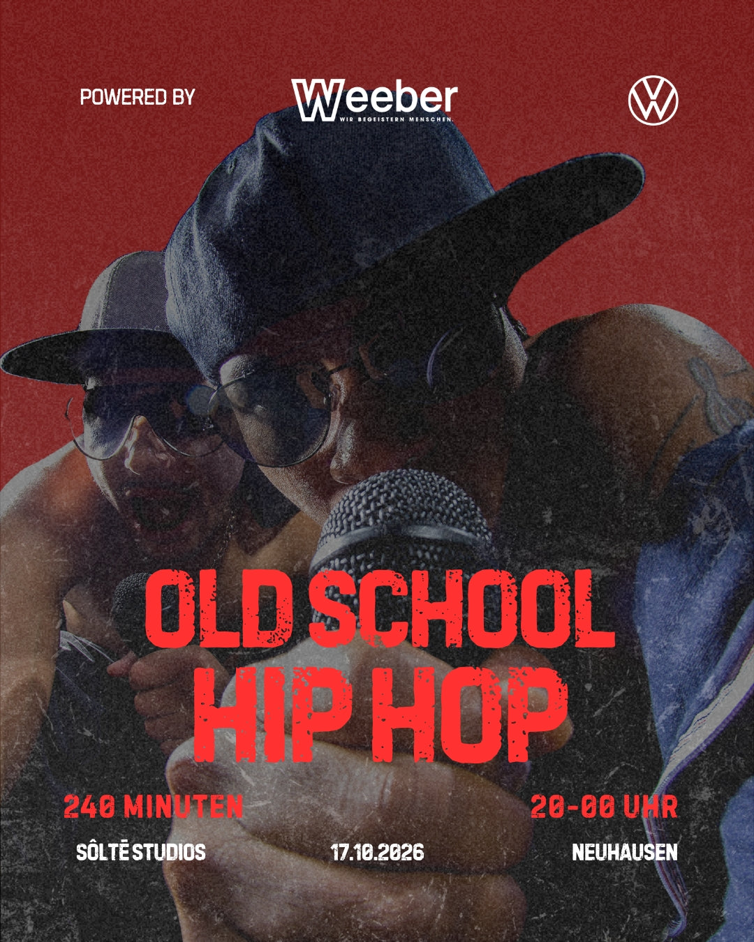 sôltē x Weeber Old School Hip Hop - "240 Minuten" Party 17.10.2026