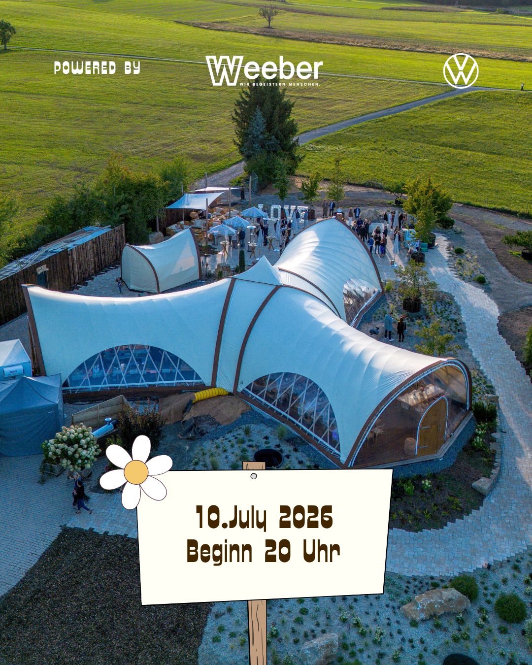 sôltē x Weeber Flower Power 70er-Party 10.07.2026